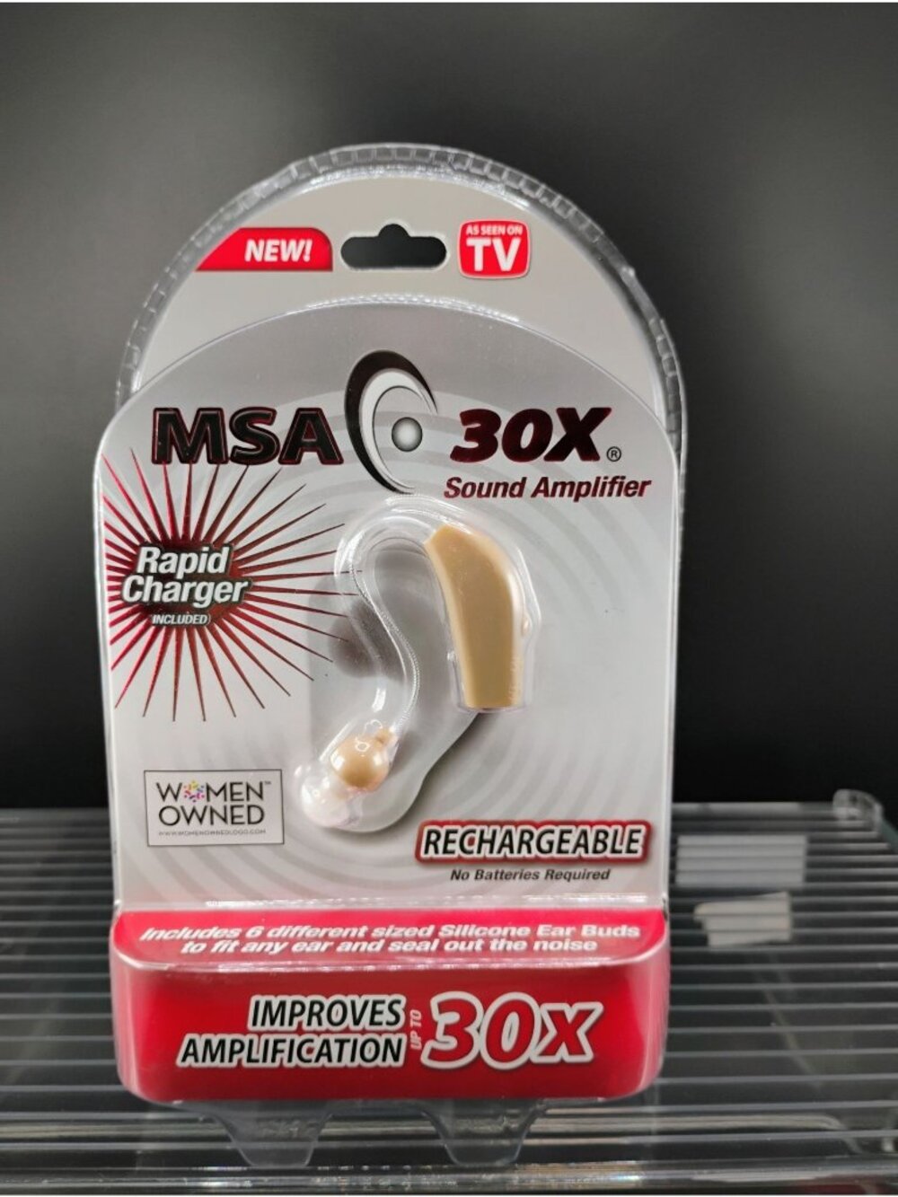 MSA 30X Rechargeable Sound Amplifier With Rapid Charger